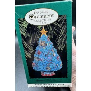 Keepsake Ornament Collectors Club 1993 Anniversary Edition 20 Years Tree -14D